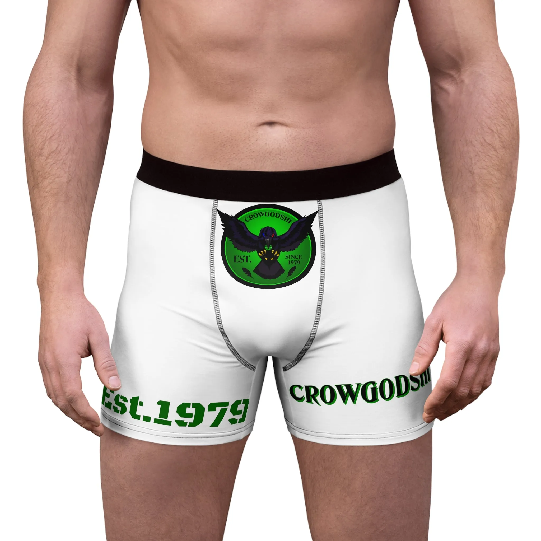 Men's White CD Est.1979 Boxer Briefs