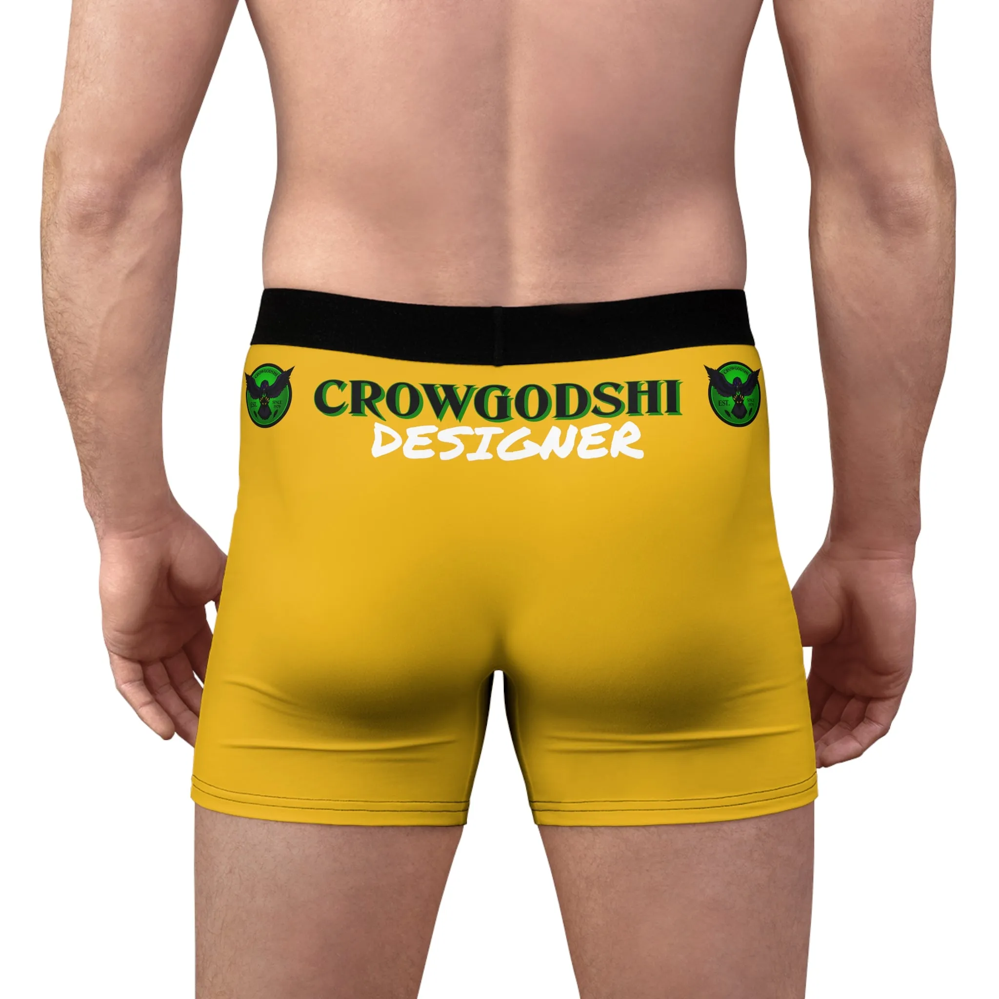 Men's Yellow CD Est.1979 Boxer Briefs