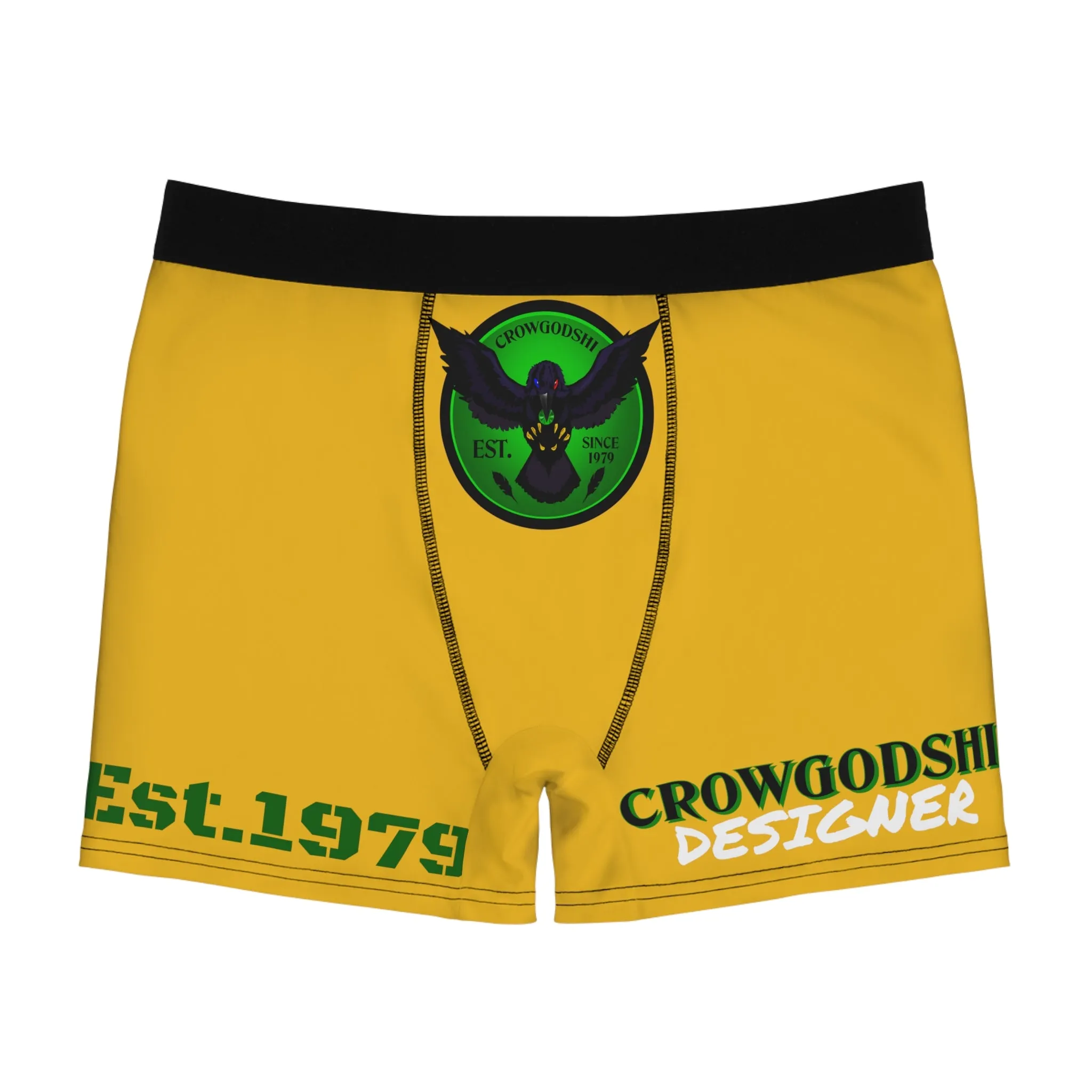 Men's Yellow CD Est.1979 Boxer Briefs