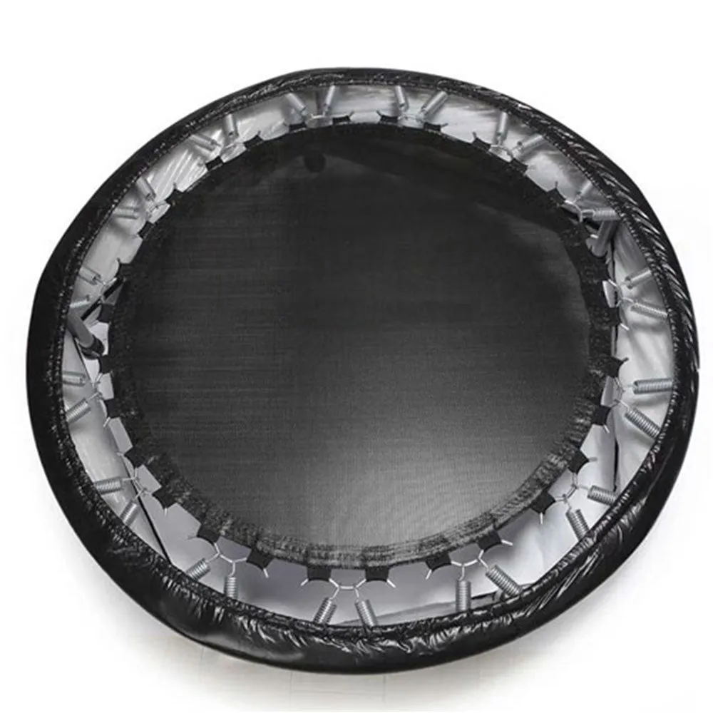 Mini Trampoline Jogger Rebounder Home Gym Workout Fitness - black