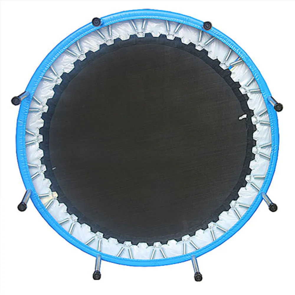 Mini Trampoline Jogger Rebounder Home Gym Workout Fitness - blue