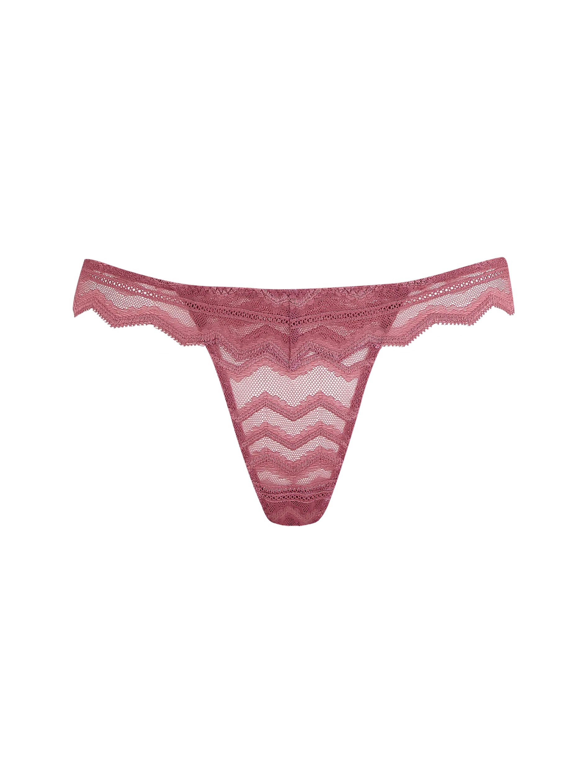 Muse by Coco de Mer Margot Brazilian Knicker in Deep Rose