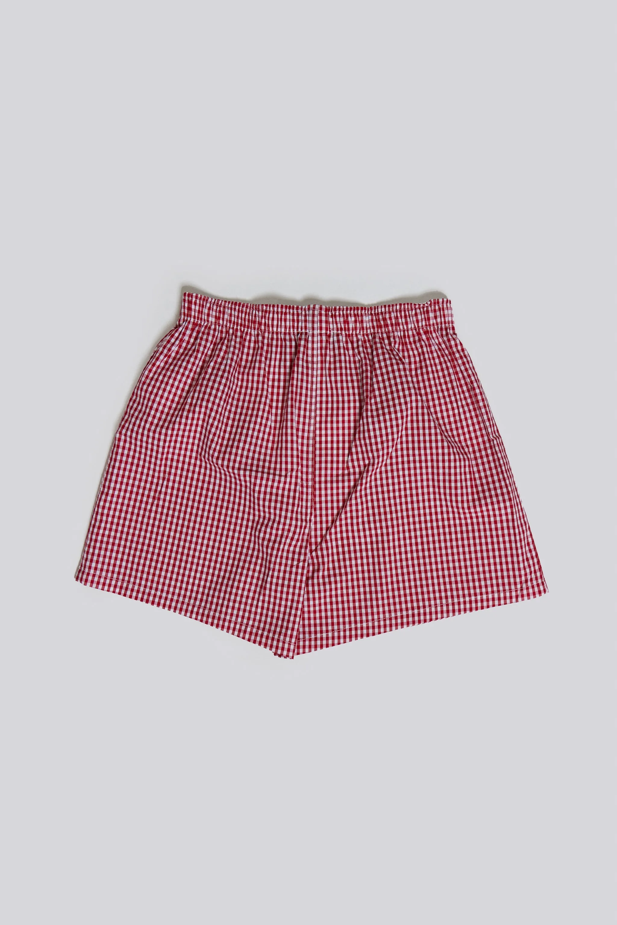 Red Gingham Printed Boxers