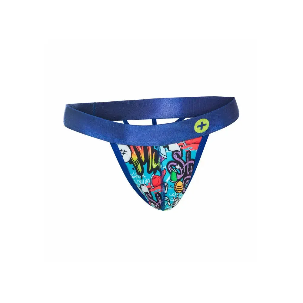 Sexy Multi-colored Male Hipster Thong with Elastic Waistband