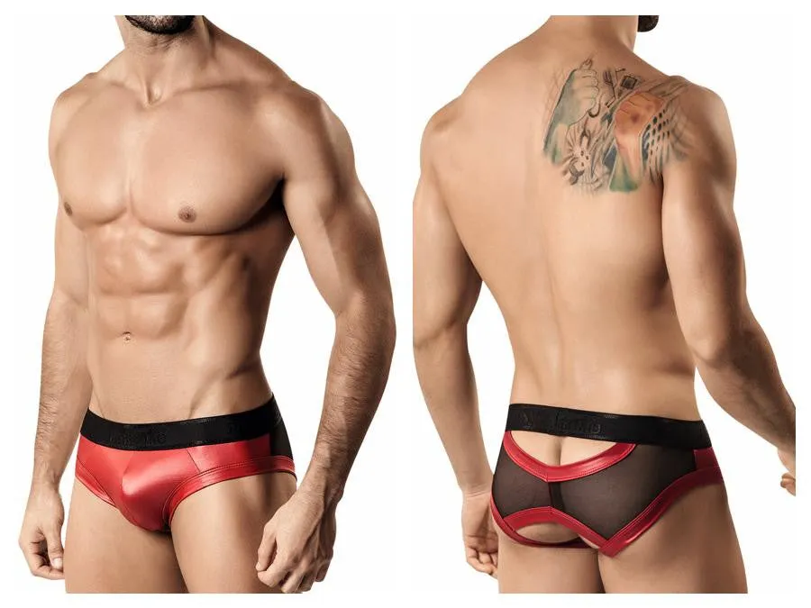 Sheer Back Superhero Brief