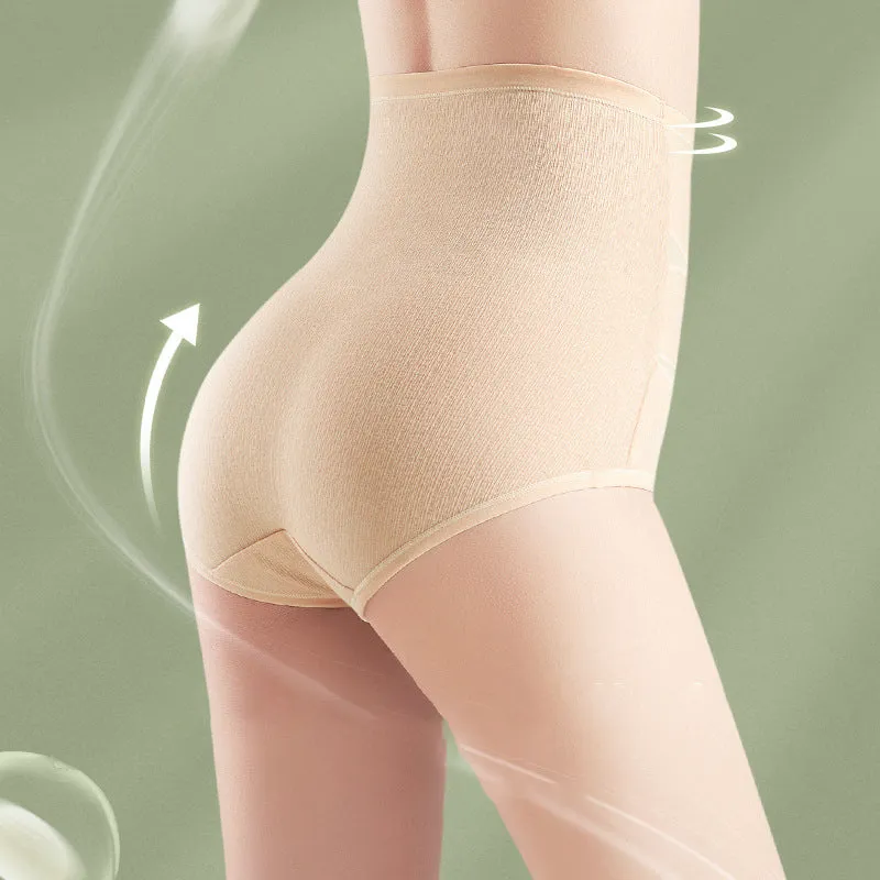 Silk High Waist Crossover Body Shaping Panties