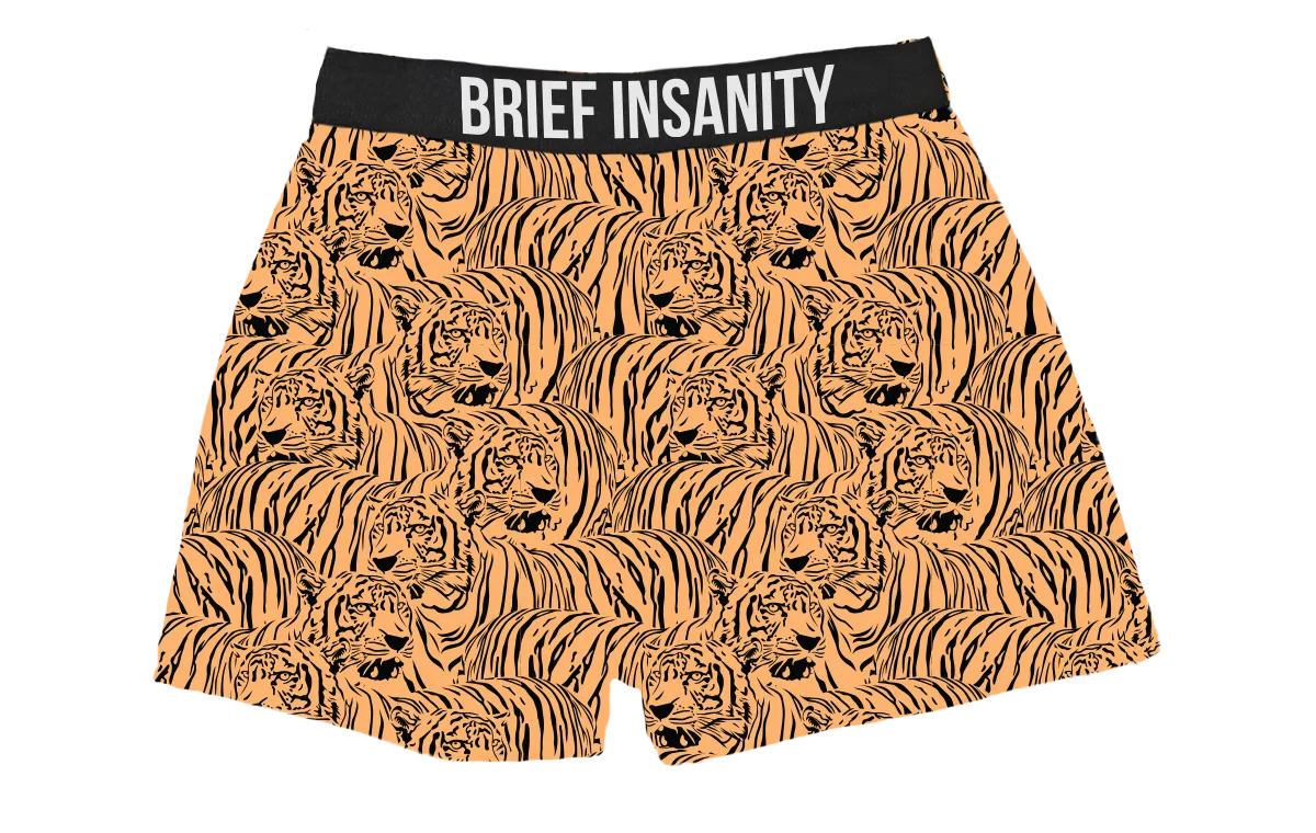 Tiger Pattern Boxer Shorts