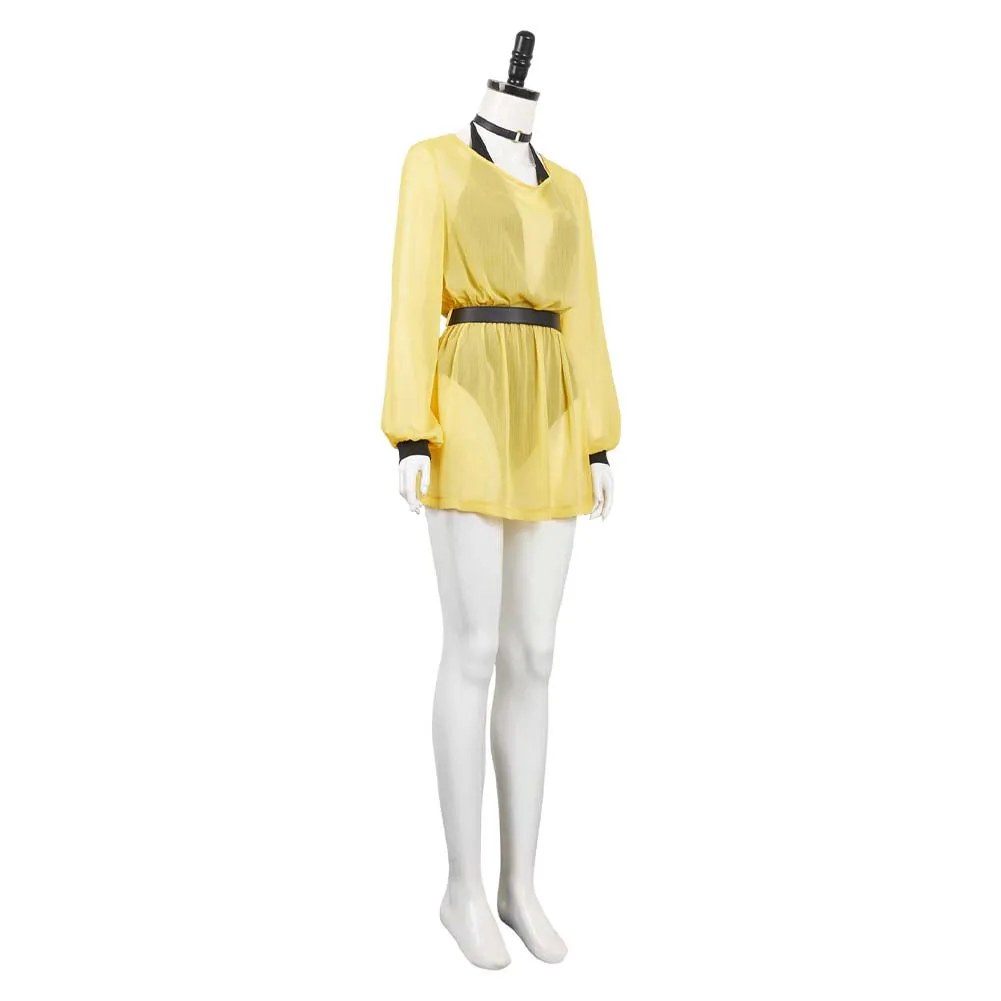 Watchmen Chapter I (2024) Silk Spectre Women Yellow Outfit Party Carnival Halloween Cosplay Costume