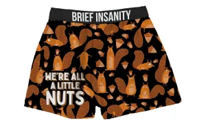 We're All A Little Nuts Squirrel Boxer Shorts