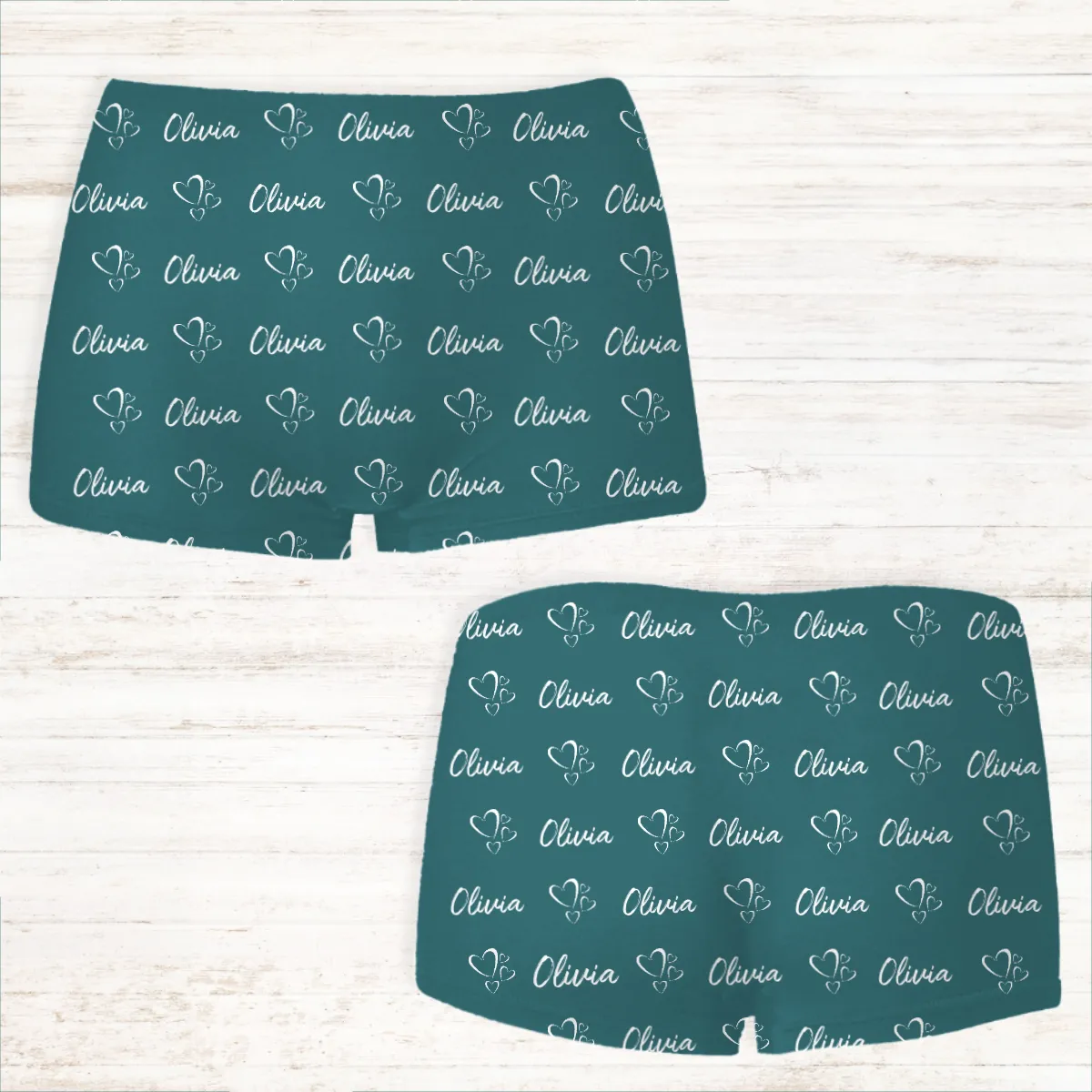 Women's Personalised Boxer Shorts